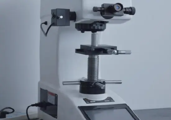 Vickers hardness tester Vickers hardness tester